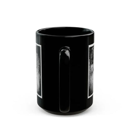 Fair Oaks, Va. Lt. James B. Washington, A Confederate Prisoner, With Capt. George A. Custer Of The 5th Cavalry, U.S.A. (U.S. Civil War) Black Coffee Mug - Go Mug Yourself