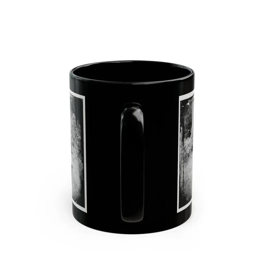 Fair Oaks, Va. Lt. James B. Washington, A Confederate Prisoner, With Capt. George A. Custer Of The 5th Cavalry, U.S.A. (U.S. Civil War) Black Coffee Mug - Go Mug Yourself