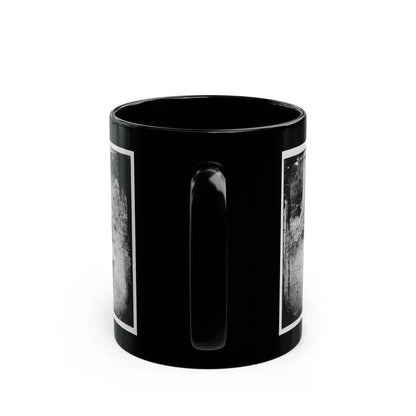 Fair Oaks, Va. Lt. James B. Washington, A Confederate Prisoner, With Capt. George A. Custer Of The 5th Cavalry, U.S.A. (U.S. Civil War) Black Coffee Mug - Go Mug Yourself