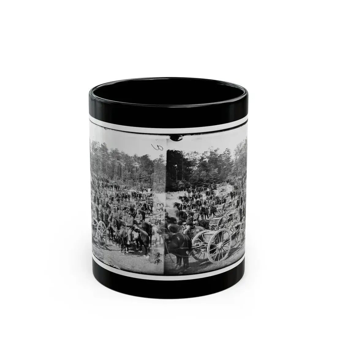 Fair Oaks, Va., Vicinity. Battery M., 2d U.S. Artillery, Commanded By Capt. Henry Benson (U.S. Civil War) Black Coffee Mug 11oz - Go Mug Yourself
