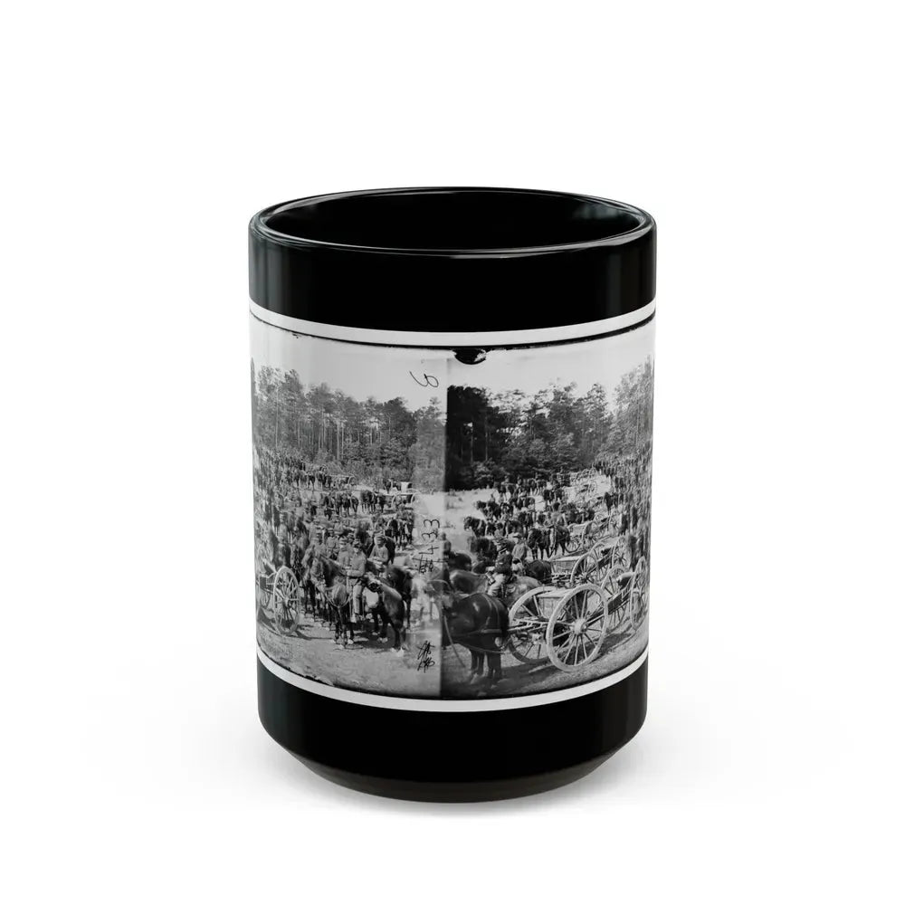 Fair Oaks, Va., Vicinity. Battery M., 2d U.S. Artillery, Commanded By Capt. Henry Benson (U.S. Civil War) Black Coffee Mug 15oz - Go Mug Yourself