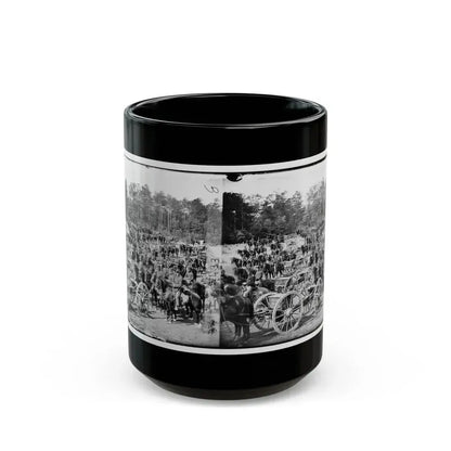 Fair Oaks, Va., Vicinity. Battery M., 2d U.S. Artillery, Commanded By Capt. Henry Benson (U.S. Civil War) Black Coffee Mug 15oz - Go Mug Yourself