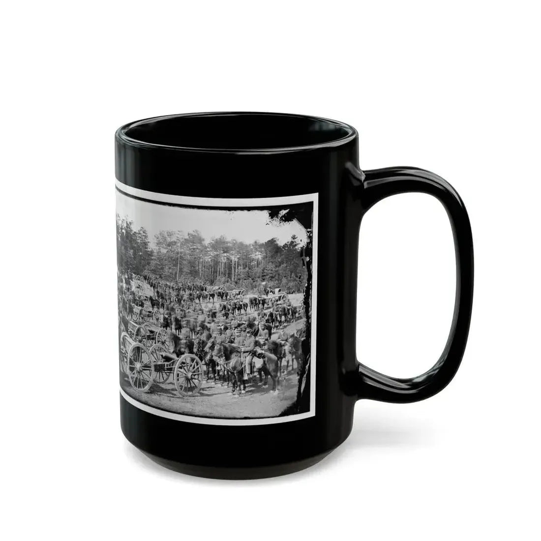 Fair Oaks, Va., Vicinity. Battery M., 2d U.S. Artillery, Commanded By Capt. Henry Benson (U.S. Civil War) Black Coffee Mug - Go Mug Yourself