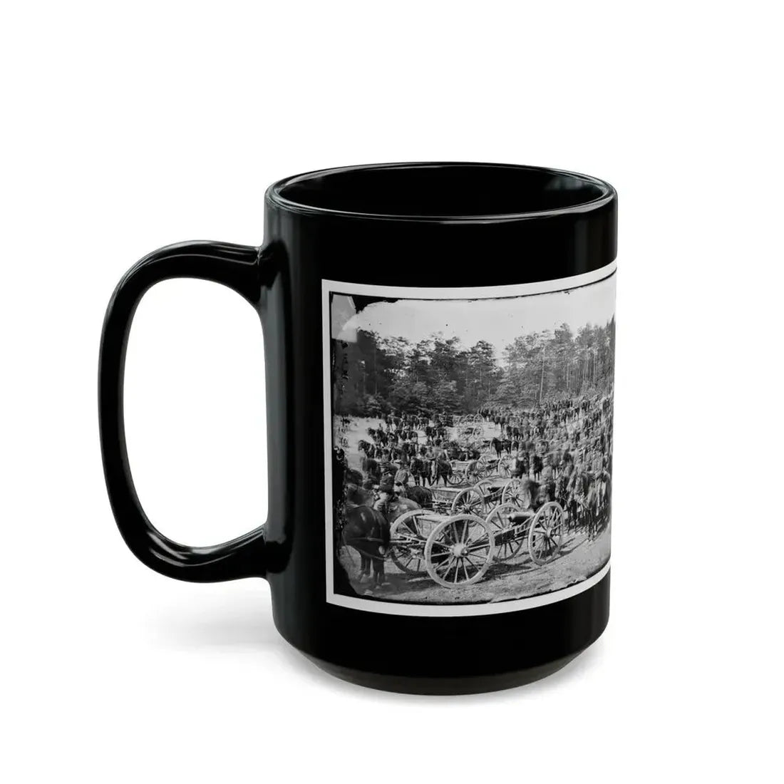 Fair Oaks, Va., Vicinity. Battery M., 2d U.S. Artillery, Commanded By Capt. Henry Benson (U.S. Civil War) Black Coffee Mug - Go Mug Yourself