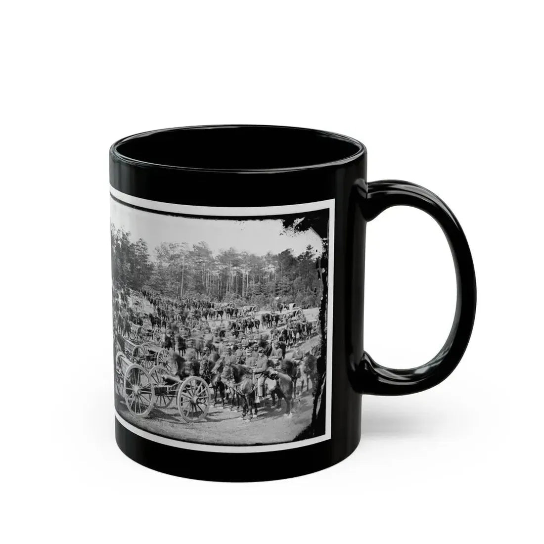 Fair Oaks, Va., Vicinity. Battery M., 2d U.S. Artillery, Commanded By Capt. Henry Benson (U.S. Civil War) Black Coffee Mug - Go Mug Yourself