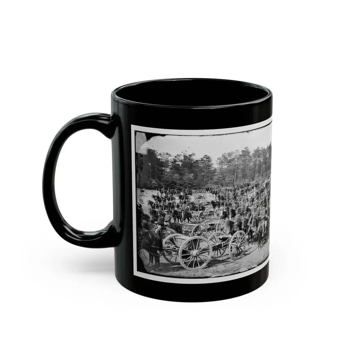 Fair Oaks, Va., Vicinity. Battery M., 2d U.S. Artillery, Commanded By Capt. Henry Benson (U.S. Civil War) Black Coffee Mug - Go Mug Yourself