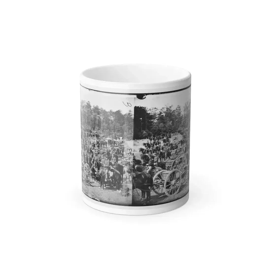 Fair Oaks, Va., Vicinity. Battery M., 2D U.S. Artillery, Commanded by Capt. Henry Benson (U.S. Civil War) Color Changing Coffee Mug 11oz Default Title 11oz - Go Mug Yourself