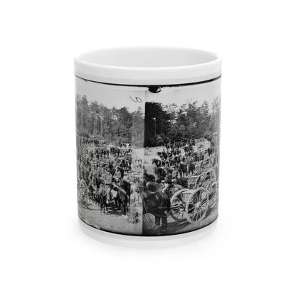 Fair Oaks, Va., Vicinity. Battery M., 2d U.S. Artillery, Commanded By Capt. Henry Benson (U.S. Civil War) White Coffee Mug 11oz - Go Mug Yourself