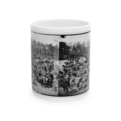 Fair Oaks, Va., Vicinity. Battery M., 2d U.S. Artillery, Commanded By Capt. Henry Benson (U.S. Civil War) White Coffee Mug 11oz - Go Mug Yourself