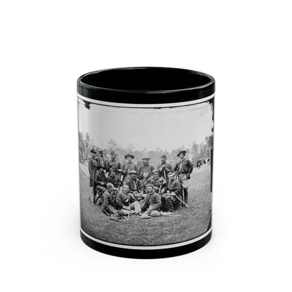 Fair Oaks, Va., Vicinity. Brigade Officers Of The Horse Artillery Commanded By Lt. Col. William Hays (U.S. Civil War) Black Coffee Mug 11oz - Go Mug Yourself