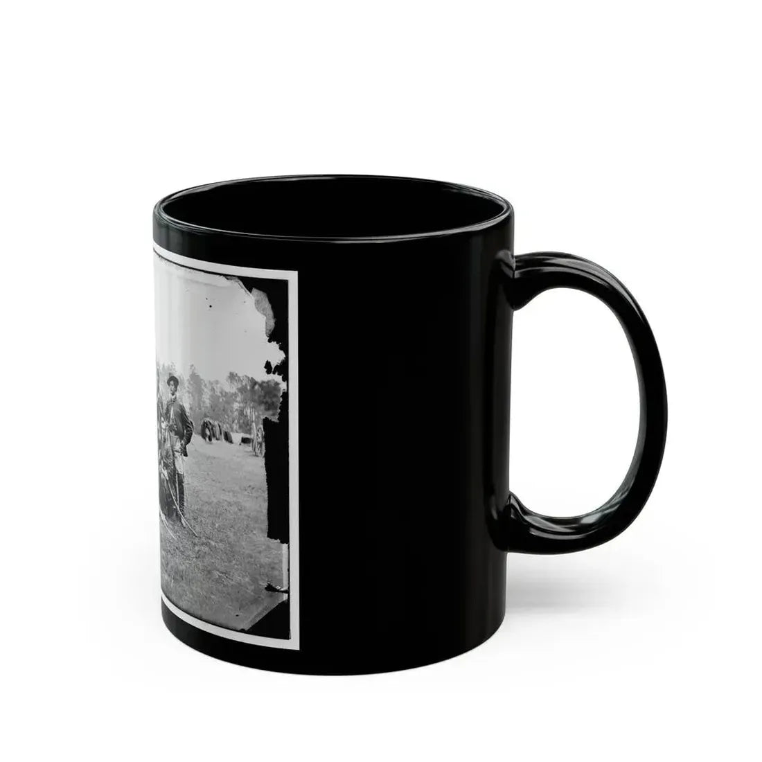 Fair Oaks, Va., Vicinity. Brigade Officers Of The Horse Artillery Commanded By Lt. Col. William Hays (U.S. Civil War) Black Coffee Mug - Go Mug Yourself