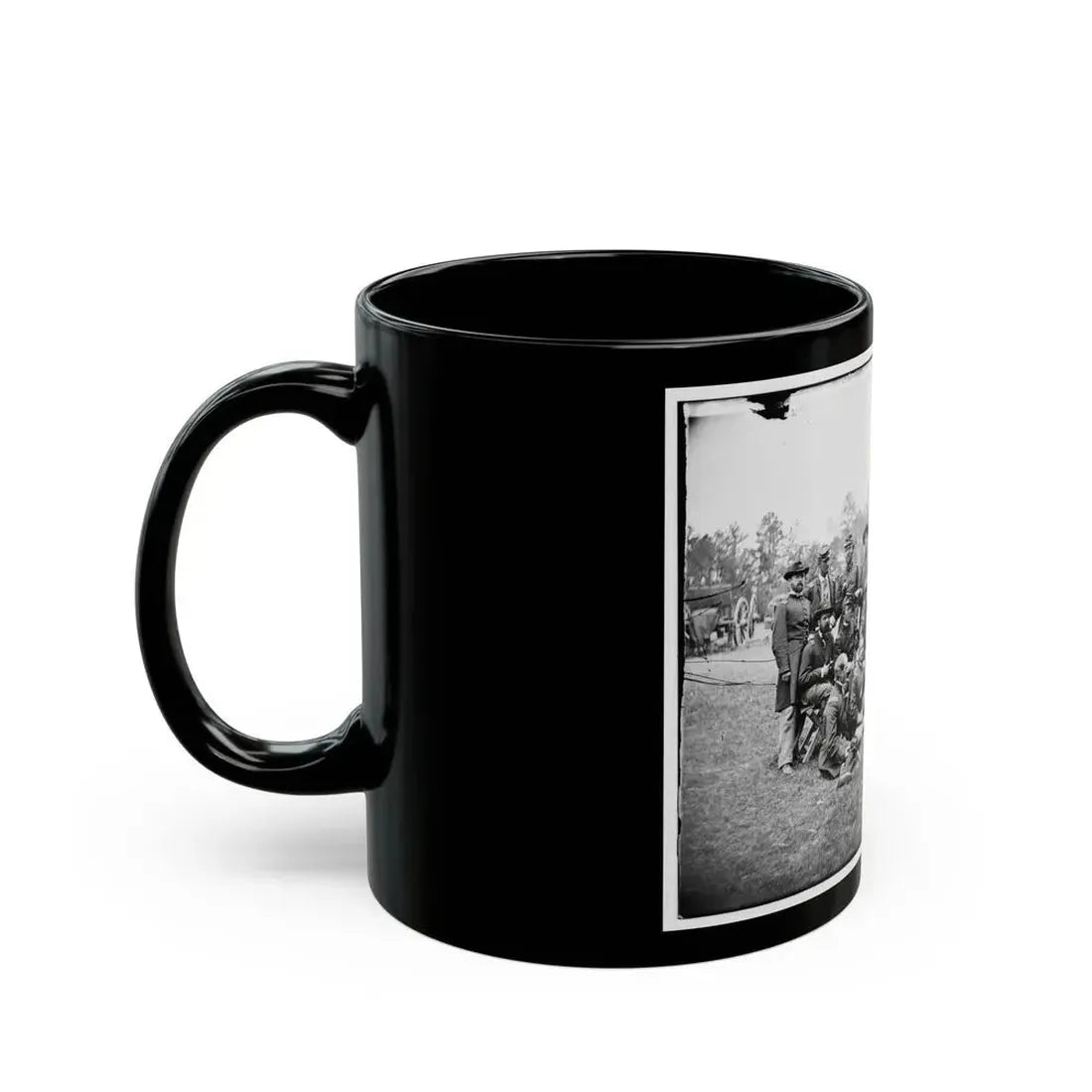 Fair Oaks, Va., Vicinity. Brigade Officers Of The Horse Artillery Commanded By Lt. Col. William Hays (U.S. Civil War) Black Coffee Mug - Go Mug Yourself