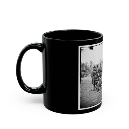 Fair Oaks, Va., Vicinity. Brigade Officers Of The Horse Artillery Commanded By Lt. Col. William Hays (U.S. Civil War) Black Coffee Mug - Go Mug Yourself