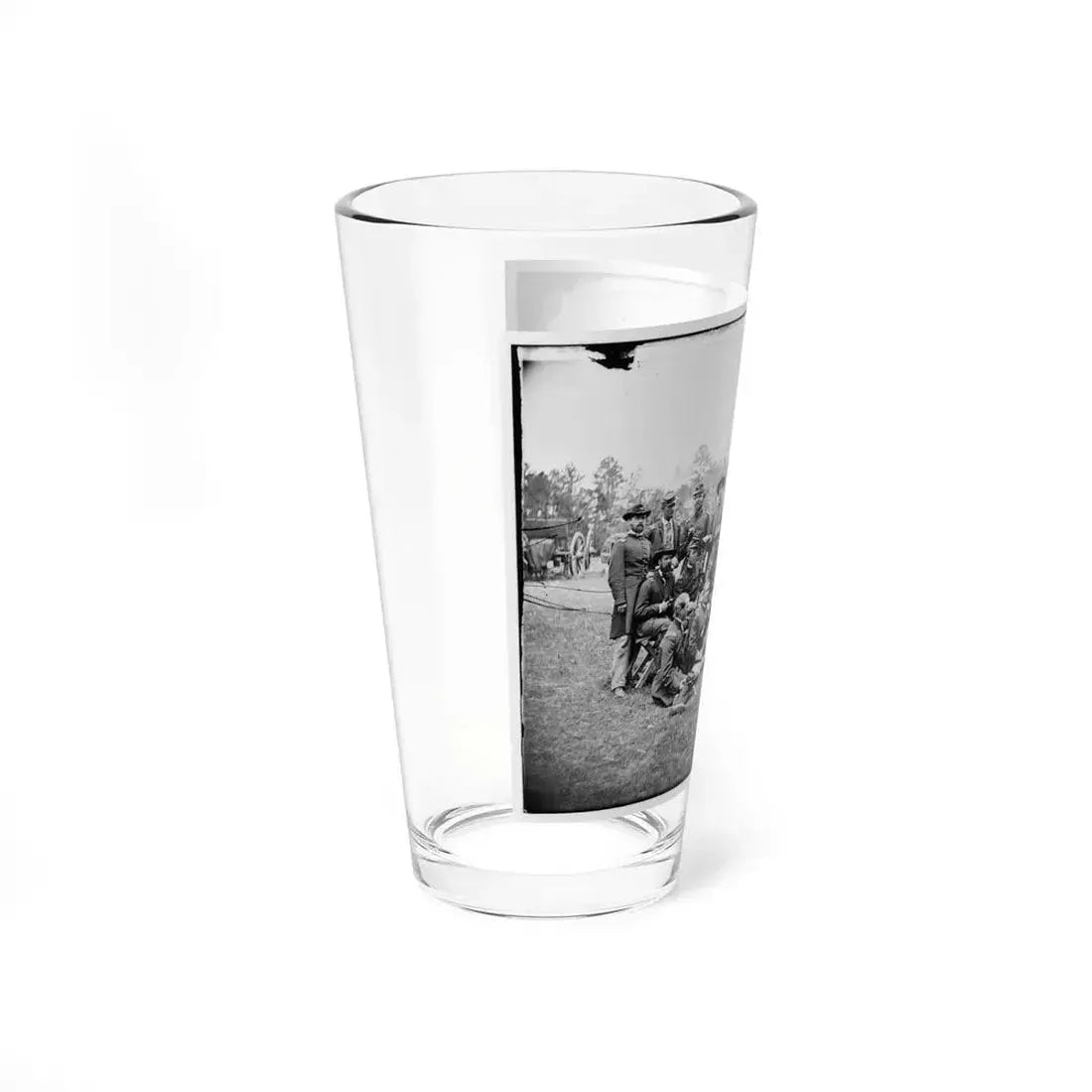 Fair Oaks, Va., Vicinity. Brigade Officers Of The Horse Artillery Commanded By Lt. Col. William Hays (U.S. Civil War) Pint Glass 16oz - Go Mug Yourself