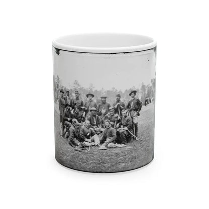 Fair Oaks, Va., Vicinity. Brigade Officers Of The Horse Artillery Commanded By Lt. Col. William Hays (U.S. Civil War) White Coffee Mug 11oz - Go Mug Yourself