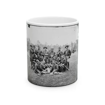 Fair Oaks, Va., Vicinity. Brigade Officers Of The Horse Artillery Commanded By Lt. Col. William Hays (U.S. Civil War) White Coffee Mug 11oz - Go Mug Yourself