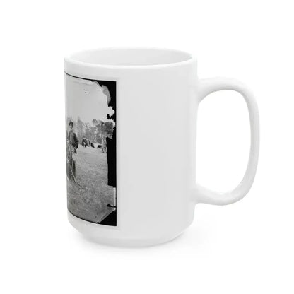 Fair Oaks, Va., Vicinity. Brigade Officers Of The Horse Artillery Commanded By Lt. Col. William Hays (U.S. Civil War) White Coffee Mug - Go Mug Yourself