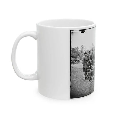 Fair Oaks, Va., Vicinity. Brigade Officers Of The Horse Artillery Commanded By Lt. Col. William Hays (U.S. Civil War) White Coffee Mug - Go Mug Yourself
