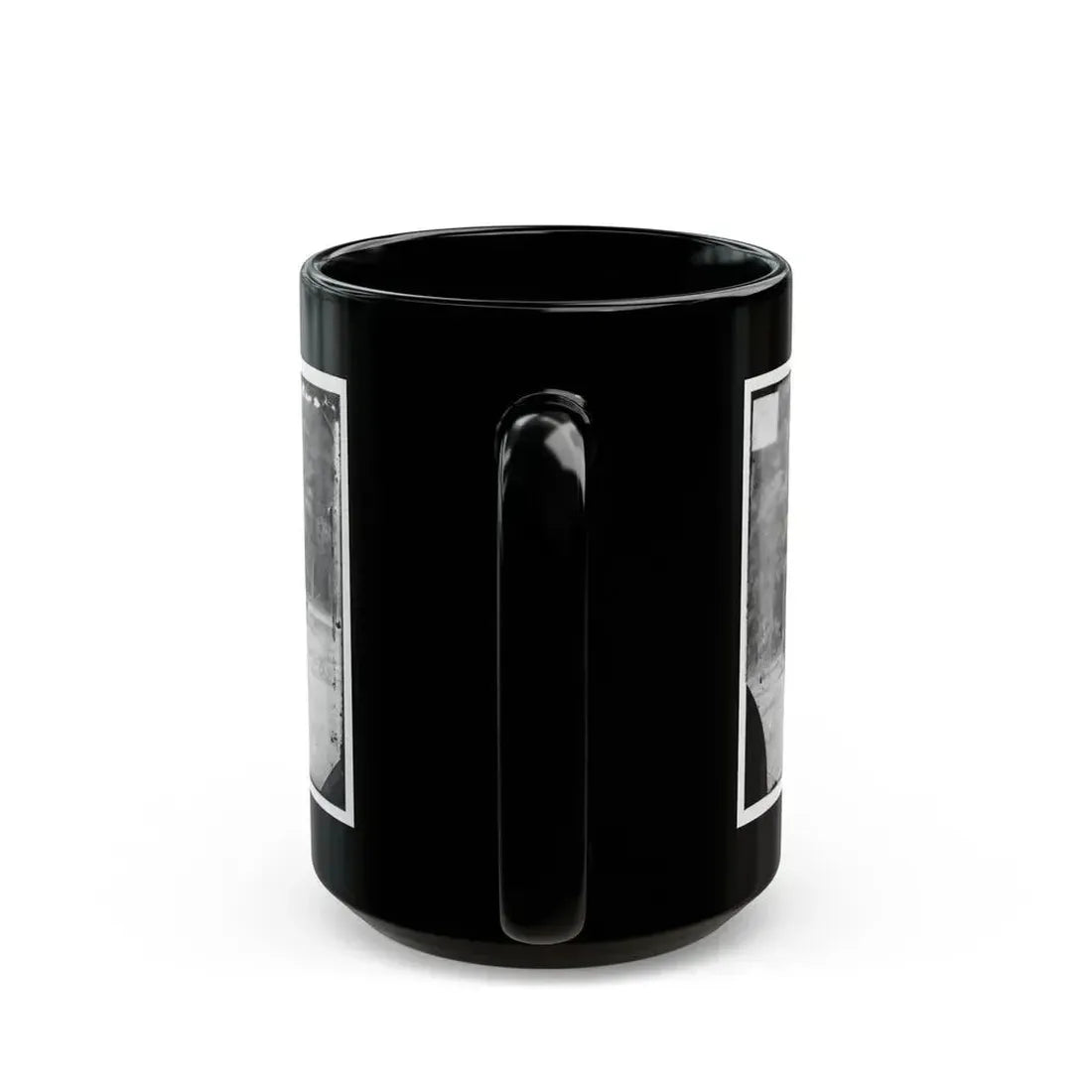 Fair Oaks, Va., Vicinity. Capt. Horatio G. Gibson (Second From Left) And Officers Of His Battery (U.S. Civil War) Black Coffee Mug - Go Mug Yourself