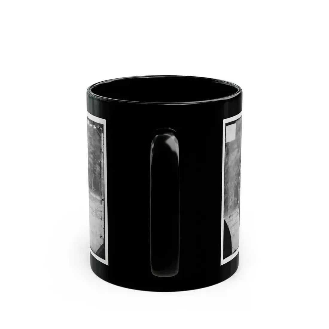 Fair Oaks, Va., Vicinity. Capt. Horatio G. Gibson (Second From Left) And Officers Of His Battery (U.S. Civil War) Black Coffee Mug - Go Mug Yourself