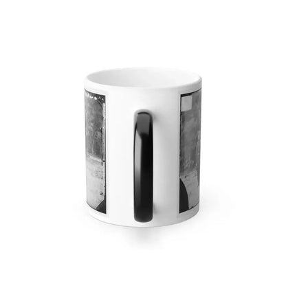 Fair Oaks, Va., Vicinity. Capt. Horatio G. Gibson (Second From Left) and Officers of His Battery (U.S. Civil War) Color Changing Coffee Mug 11oz - Go Mug Yourself