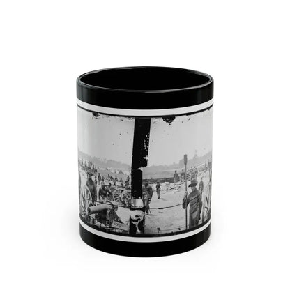 Fair Oaks, Va., Vicinity. Capt. Rufus D. Pettit's Battery B, 1st New York Light Artillery, In Fort Richardson (U.S. Civil War) Black Coffee Mug 11oz - Go Mug Yourself