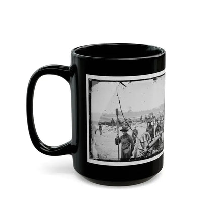Fair Oaks, Va., Vicinity. Capt. Rufus D. Pettit's Battery B, 1st New York Light Artillery, In Fort Richardson (U.S. Civil War) Black Coffee Mug - Go Mug Yourself