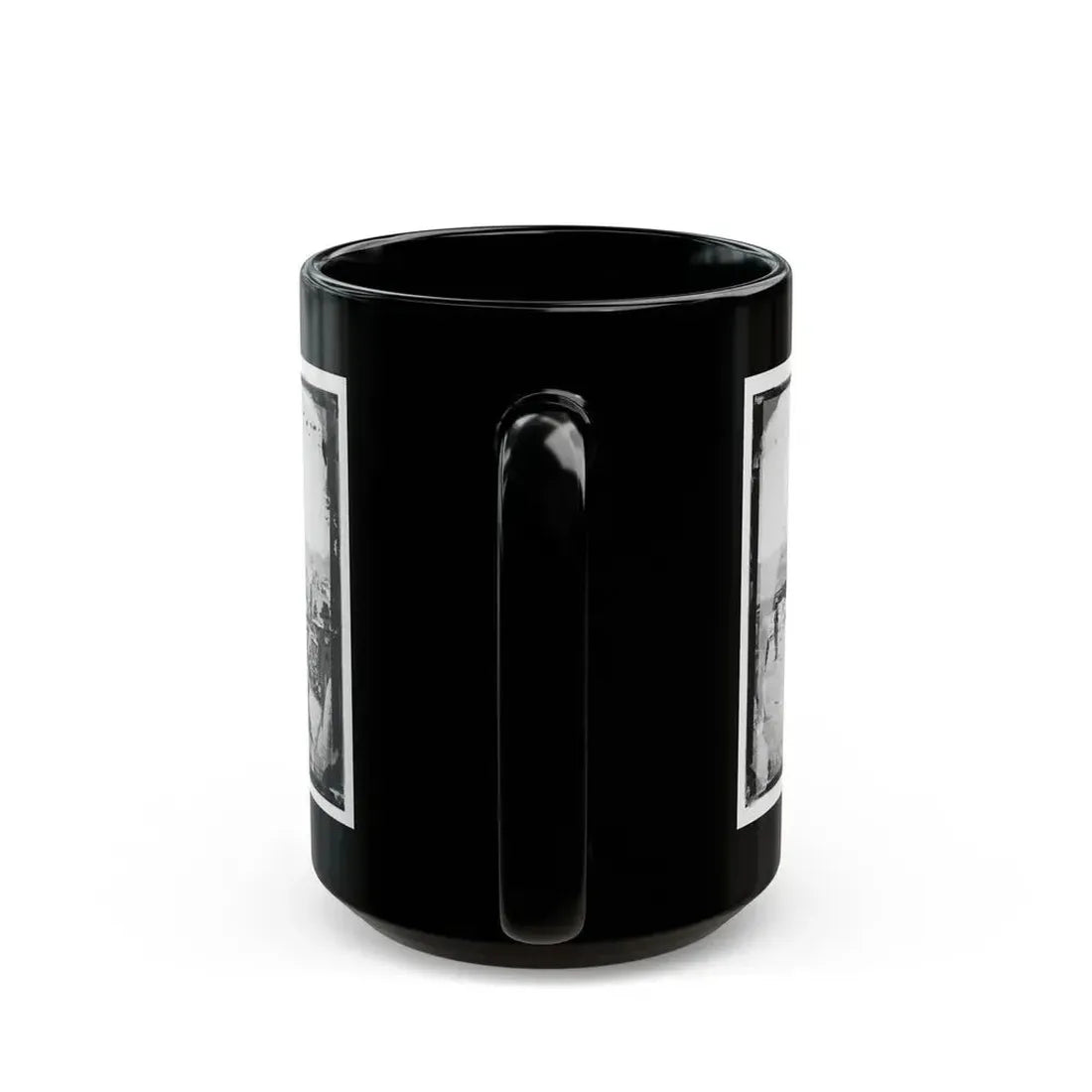 Fair Oaks, Va., Vicinity. Capt. Rufus D. Pettit's Battery B, 1st New York Light Artillery, In Fort Richardson (U.S. Civil War) Black Coffee Mug - Go Mug Yourself