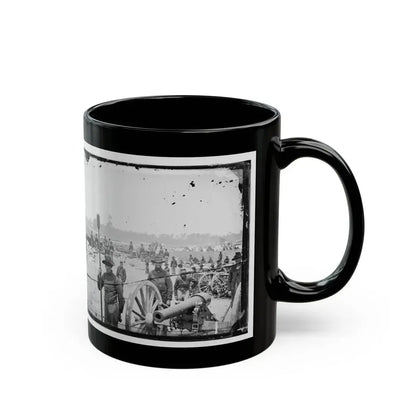 Fair Oaks, Va., Vicinity. Capt. Rufus D. Pettit's Battery B, 1st New York Light Artillery, In Fort Richardson (U.S. Civil War) Black Coffee Mug - Go Mug Yourself