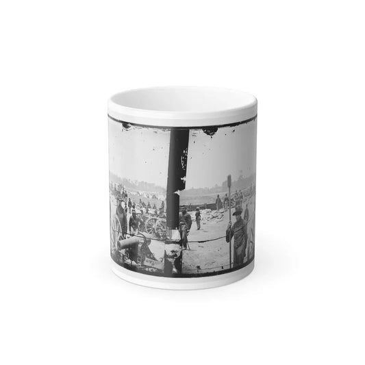 Fair Oaks, Va., Vicinity. Capt. Rufus D. Pettit's Battery B, 1St New York Light Artillery, in Fort Richardson (U.S. Civil War) Color Changing Coffee Mug 11oz Default Title 11oz - Go Mug Yourself