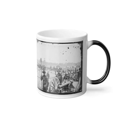 Fair Oaks, Va., Vicinity. Capt. Rufus D. Pettit's Battery B, 1St New York Light Artillery, in Fort Richardson (U.S. Civil War) Color Changing Coffee Mug 11oz - Go Mug Yourself