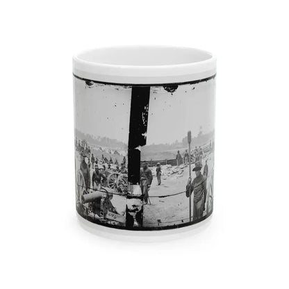 Fair Oaks, Va., Vicinity. Capt. Rufus D. Pettit's Battery B, 1st New York Light Artillery, In Fort Richardson (U.S. Civil War) White Coffee Mug 11oz - Go Mug Yourself