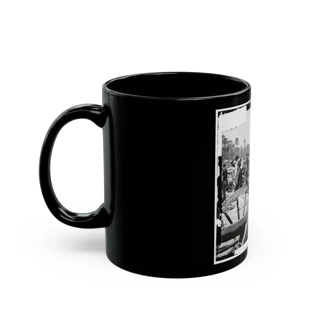 Fair Oaks, Va., Vicinity. Federal Battery (U.S. Civil War) Black Coffee Mug - Go Mug Yourself