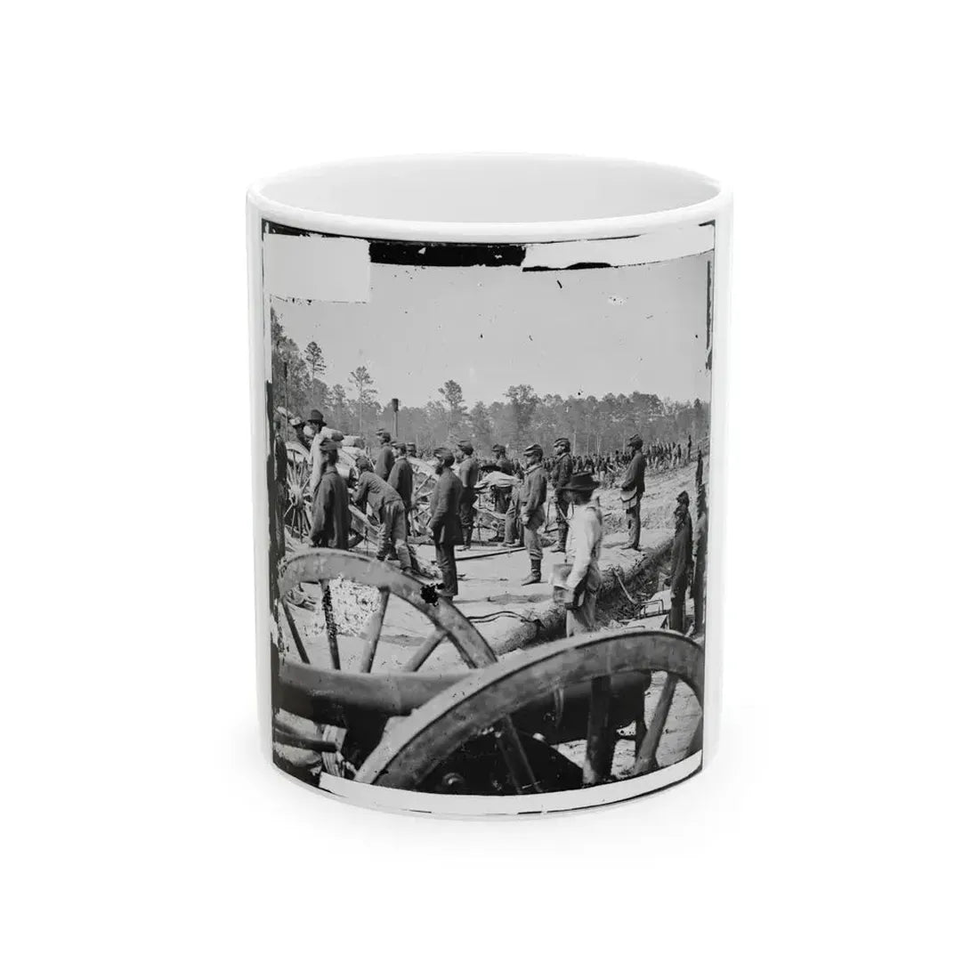 Fair Oaks, Va., Vicinity. Federal Battery (U.S. Civil War) White Coffee Mug 11oz - Go Mug Yourself