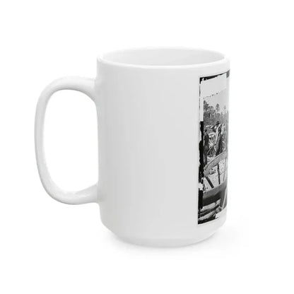Fair Oaks, Va., Vicinity. Federal Battery (U.S. Civil War) White Coffee Mug - Go Mug Yourself