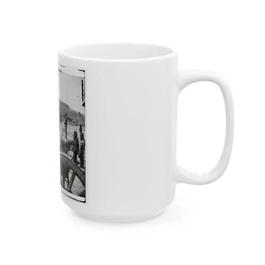 Fair Oaks, Va., Vicinity. Federal Battery (U.S. Civil War) White Coffee Mug - Go Mug Yourself