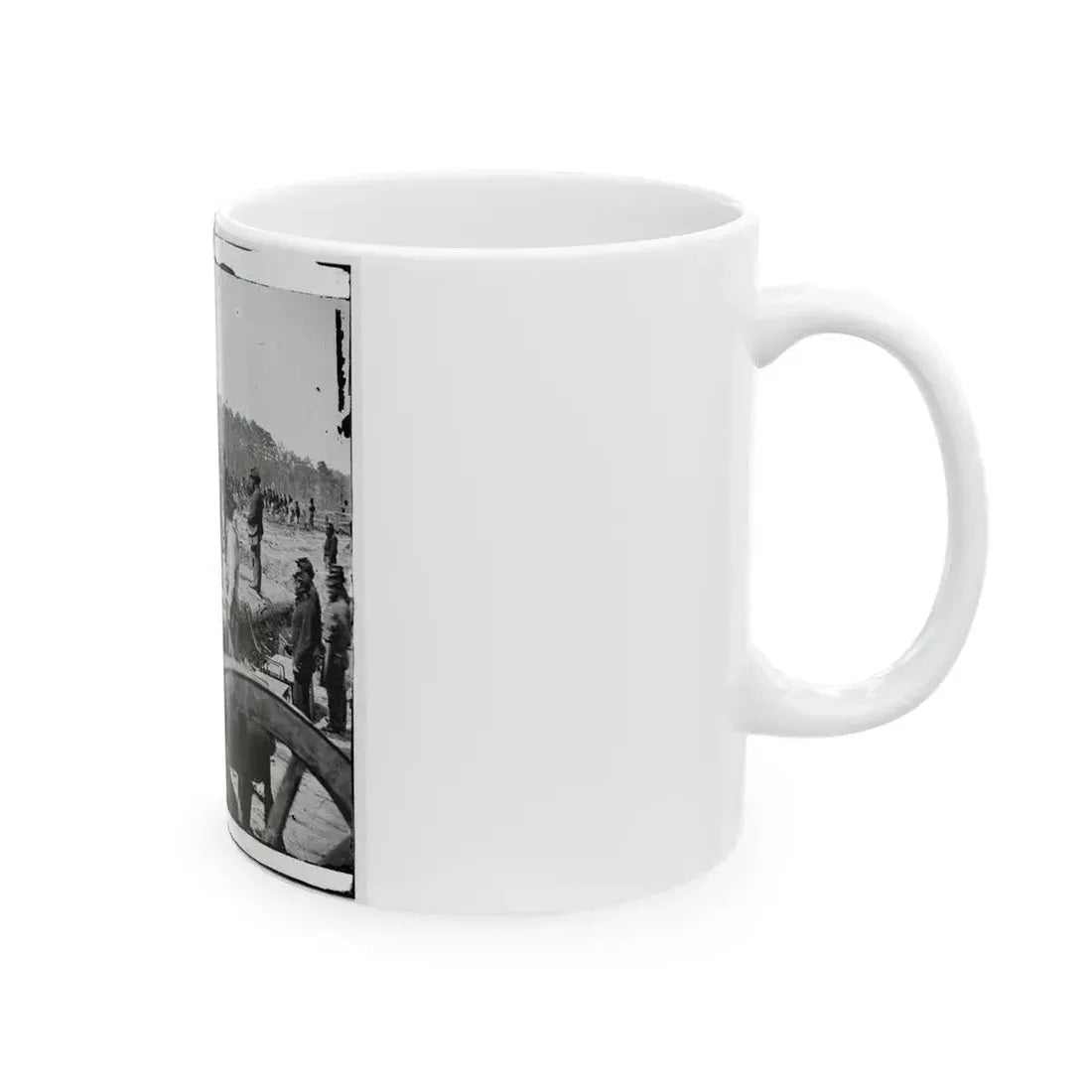 Fair Oaks, Va., Vicinity. Federal Battery (U.S. Civil War) White Coffee Mug - Go Mug Yourself