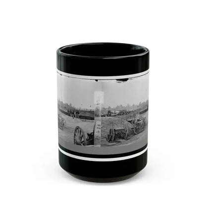 Fair Oaks, Va., Vicinity. Fort Richardson And Adjacent Encampment (U.S. Civil War) Black Coffee Mug 15oz - Go Mug Yourself