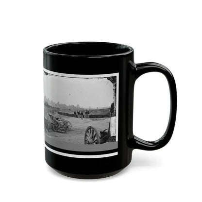 Fair Oaks, Va., Vicinity. Fort Richardson And Adjacent Encampment (U.S. Civil War) Black Coffee Mug - Go Mug Yourself