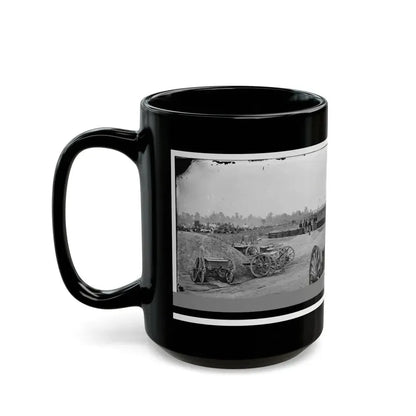 Fair Oaks, Va., Vicinity. Fort Richardson And Adjacent Encampment (U.S. Civil War) Black Coffee Mug - Go Mug Yourself