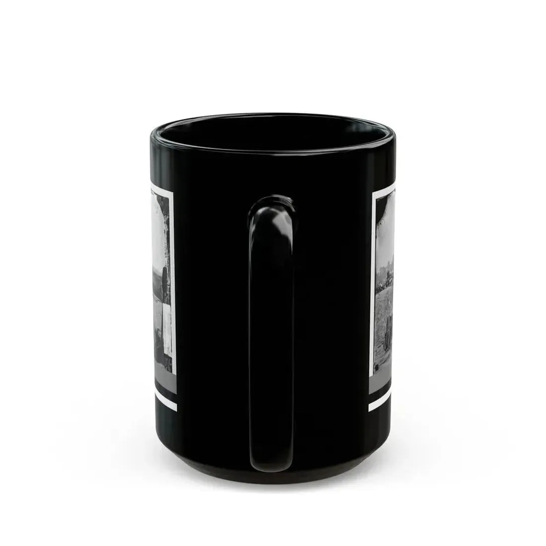 Fair Oaks, Va., Vicinity. Fort Richardson And Adjacent Encampment (U.S. Civil War) Black Coffee Mug - Go Mug Yourself