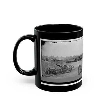 Fair Oaks, Va., Vicinity. Fort Richardson And Adjacent Encampment (U.S. Civil War) Black Coffee Mug - Go Mug Yourself