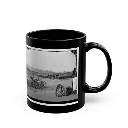 Fair Oaks, Va., Vicinity. Fort Richardson And Adjacent Encampment (U.S. Civil War) Black Coffee Mug - Go Mug Yourself
