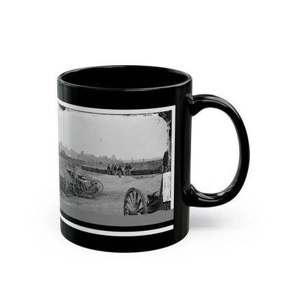Fair Oaks, Va., Vicinity. Fort Richardson And Adjacent Encampment (U.S. Civil War) Black Coffee Mug - Go Mug Yourself