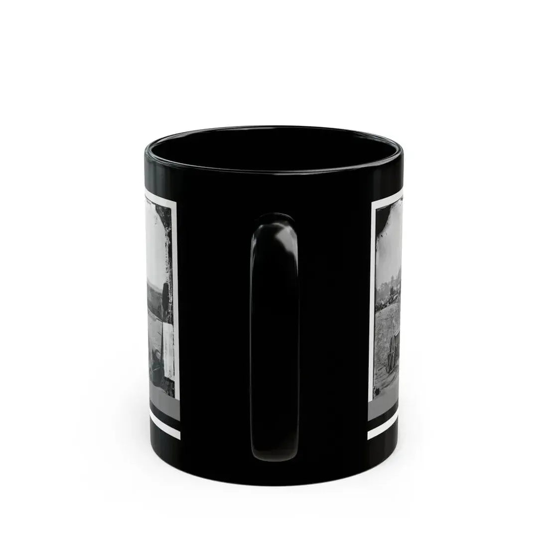 Fair Oaks, Va., Vicinity. Fort Richardson And Adjacent Encampment (U.S. Civil War) Black Coffee Mug - Go Mug Yourself