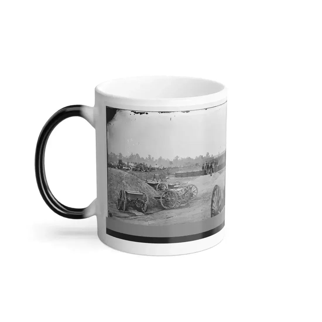 Fair Oaks, Va., Vicinity. Fort Richardson and Adjacent Encampment (U.S. Civil War) Color Changing Coffee Mug 11oz - Go Mug Yourself