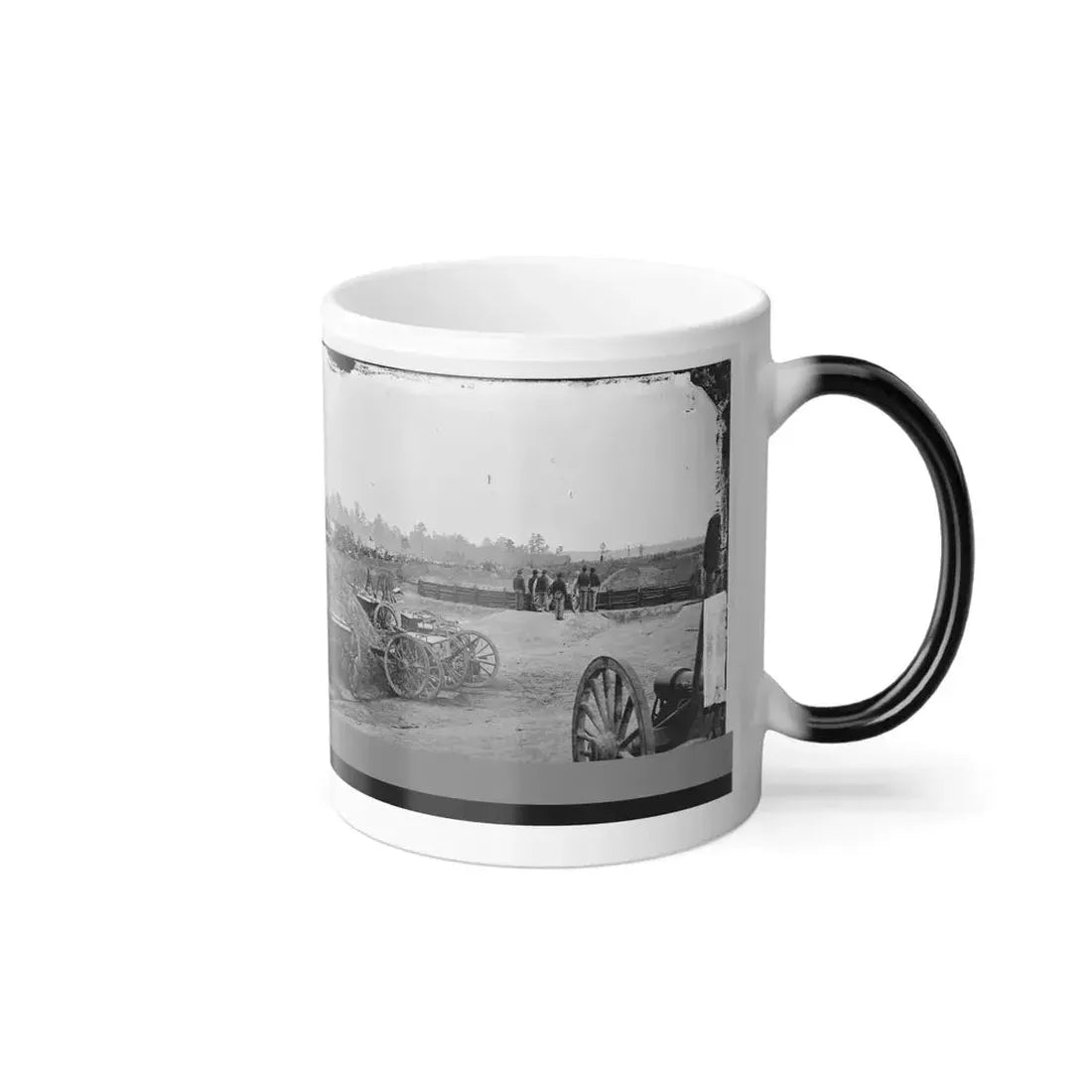 Fair Oaks, Va., Vicinity. Fort Richardson and Adjacent Encampment (U.S. Civil War) Color Changing Coffee Mug 11oz - Go Mug Yourself