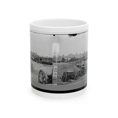 Fair Oaks, Va., Vicinity. Fort Richardson And Adjacent Encampment (U.S. Civil War) White Coffee Mug 11oz - Go Mug Yourself