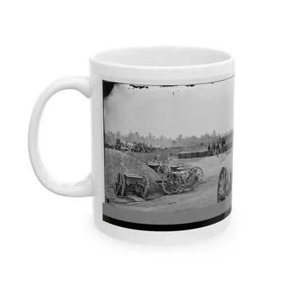 Fair Oaks, Va., Vicinity. Fort Richardson And Adjacent Encampment (U.S. Civil War) White Coffee Mug - Go Mug Yourself