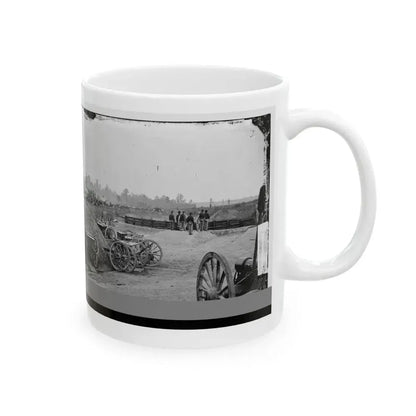 Fair Oaks, Va., Vicinity. Fort Richardson And Adjacent Encampment (U.S. Civil War) White Coffee Mug - Go Mug Yourself